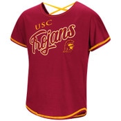 USC Trojans Youth Girls Little Giants Dolman Tee
